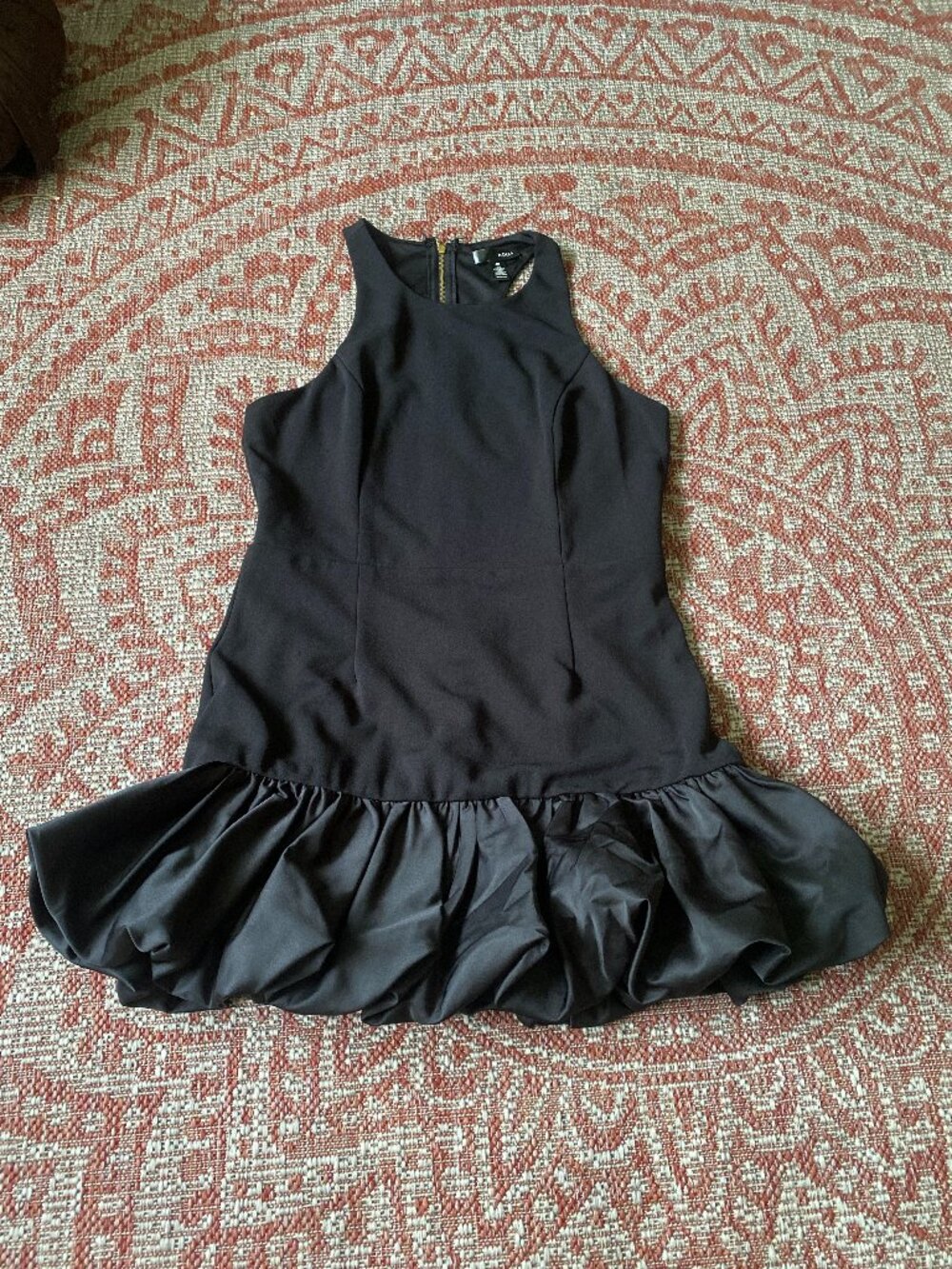 NEW Aqua Peplum Style Little Black Cocktail Dress